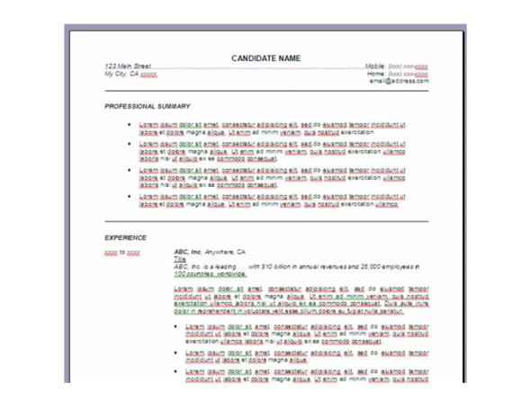 Your Job Search Toolkit Part Two Is Your Resume Guilty Of Horror Vacui